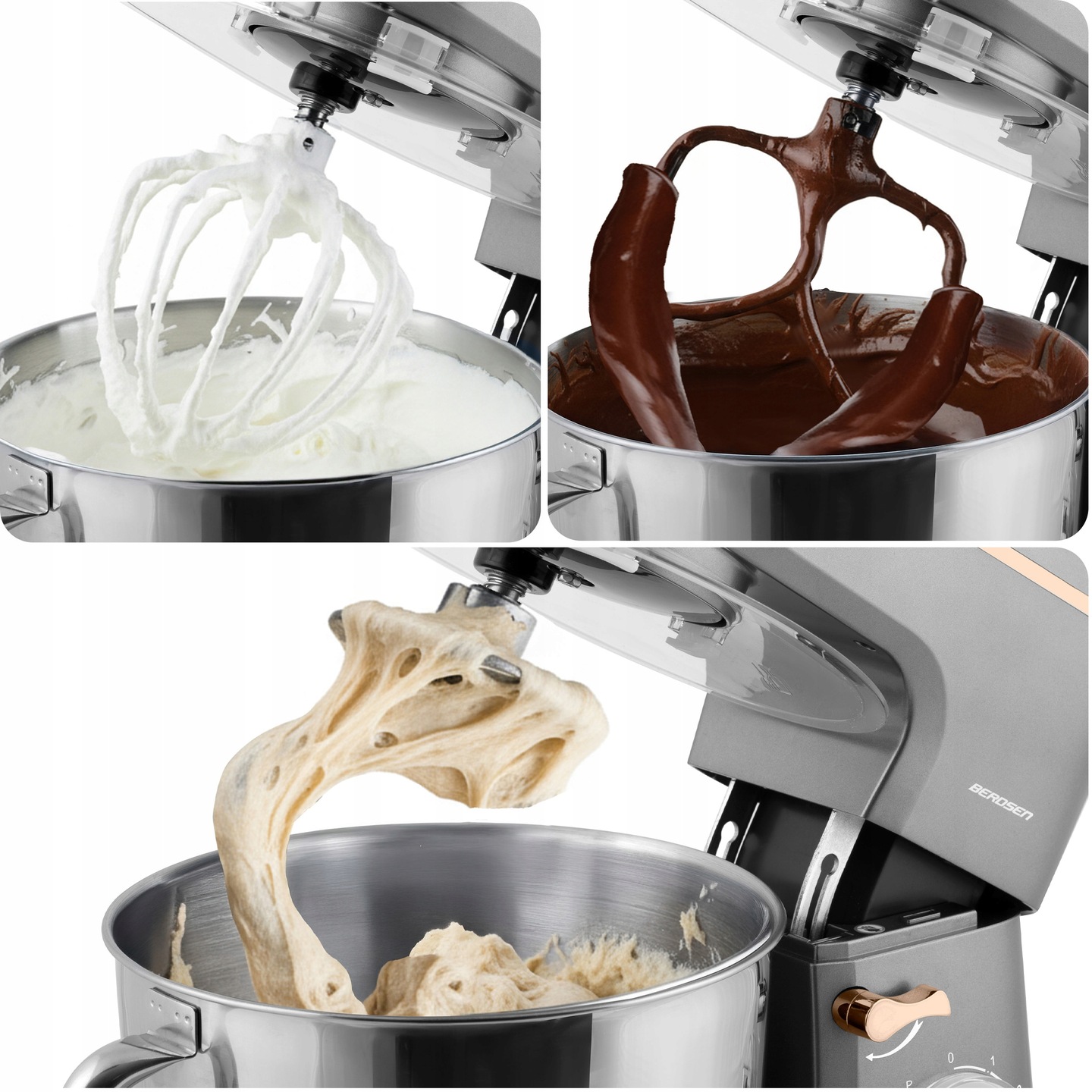 Planetarni kuhinjski robot BD-756 3v1, 6L, 1400W | Berdsen