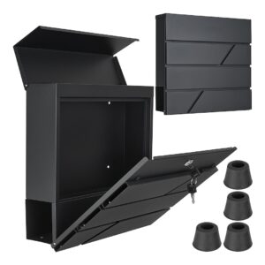 Poštni nabiralnik, 36,7x37x10cm, antracit | GEKO