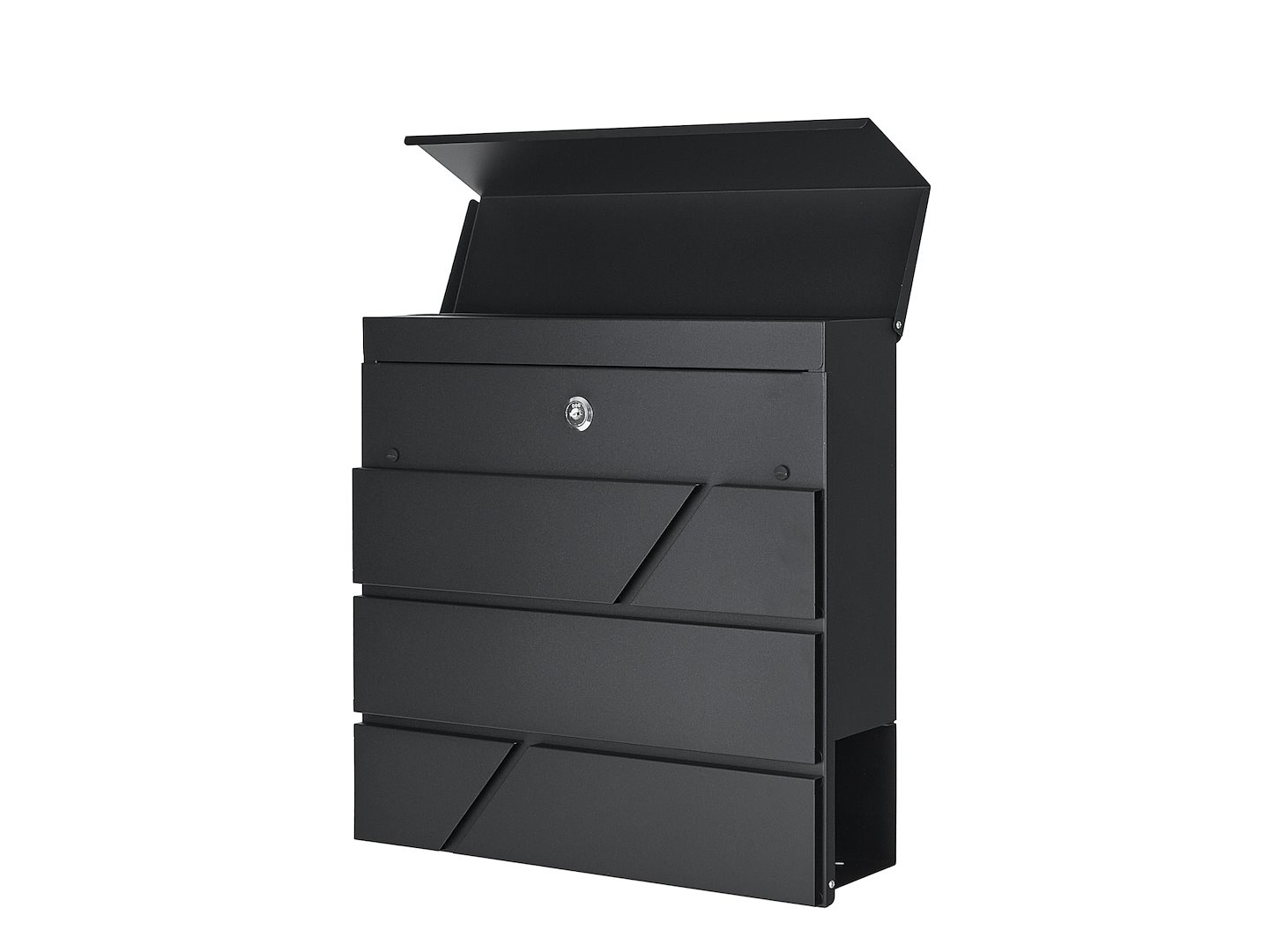 Poštni nabiralnik, 36,7x37x10cm, antracit | GEKO