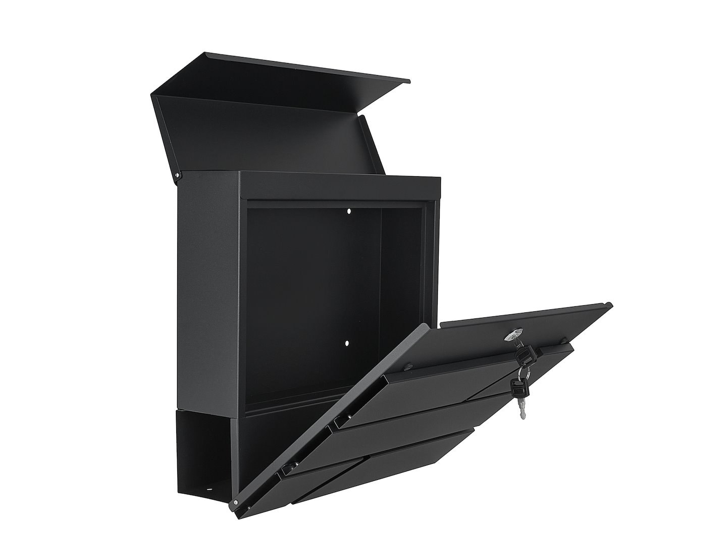 Poštni nabiralnik, 36,7x37x10cm, antracit | GEKO