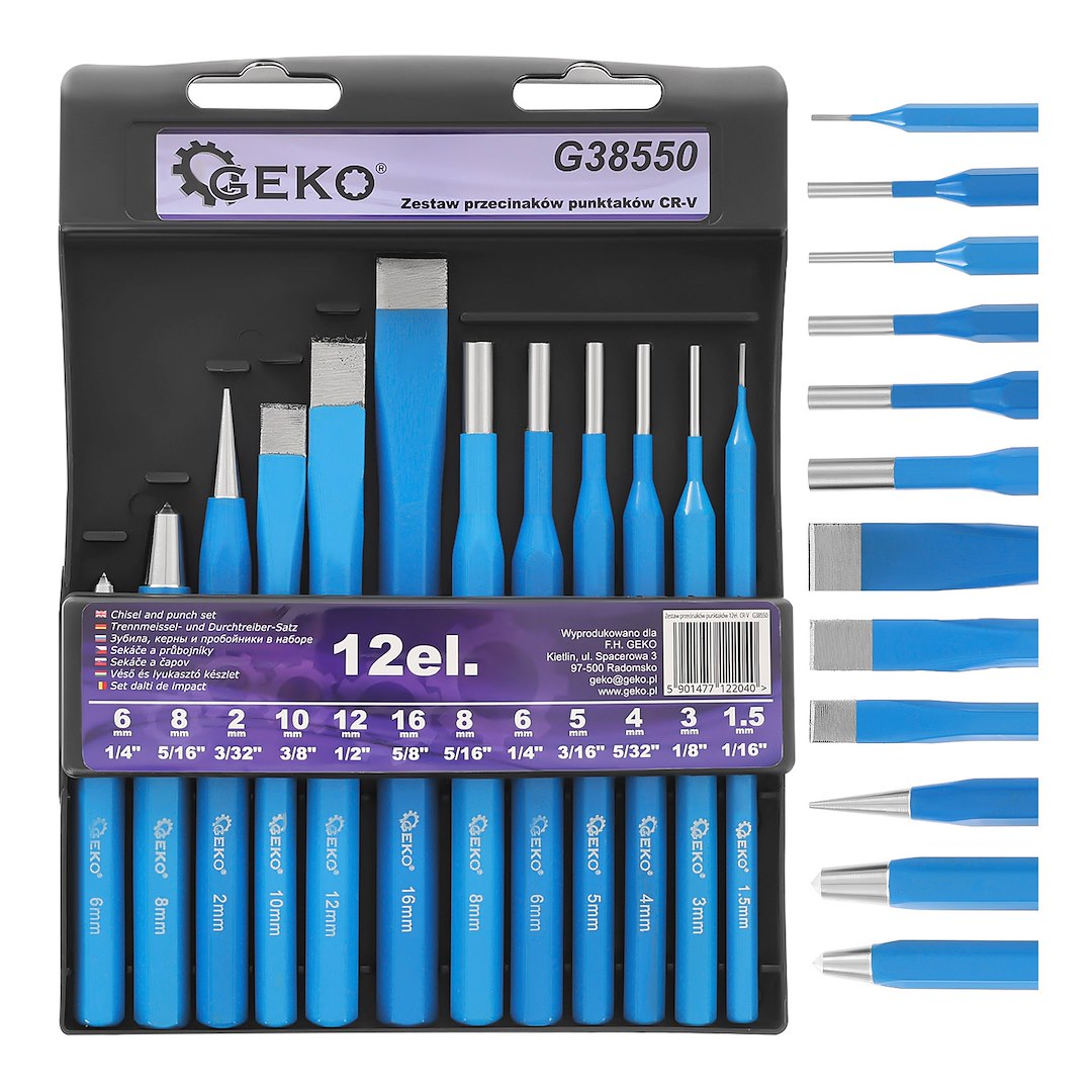 Komplet prebijal, 12 kosov, CR-V | GEKO