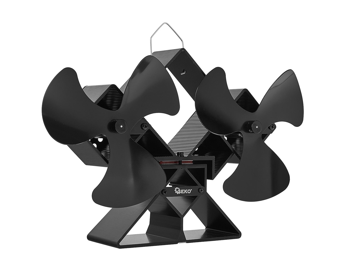 Dvojni ventilator za kamin, termoelektrični, 154 mm | GEKO