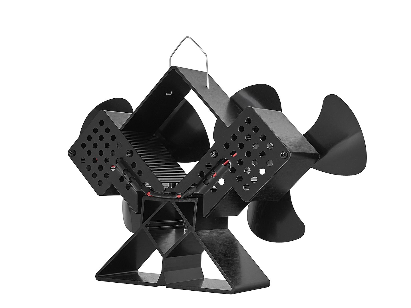 Dvojni ventilator za kamin, termoelektrični, 154 mm | GEKO