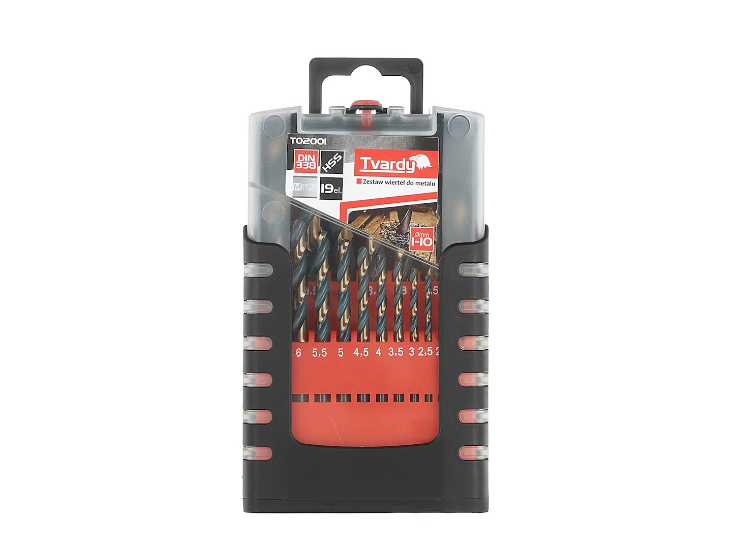 Komplet svedrov za kovino HSS, 19-delni, 1,0–10,0 mm | GEKO - Image 2