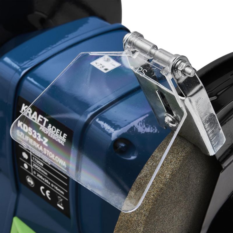 Namizni brusilnik z dvema diskoma, 1700 W, moder | KD533-Z