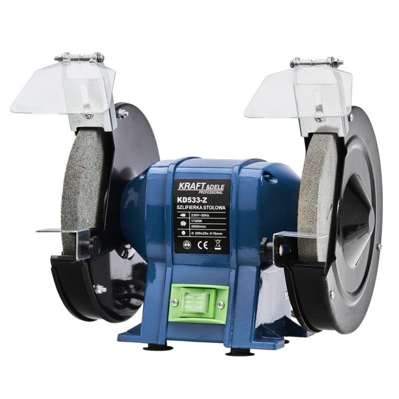 Namizni brusilnik z dvema diskoma, 1700 W, moder | KD533-Z