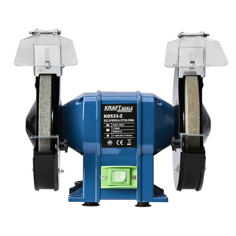 Namizni brusilnik z dvema diskoma, 1700 W, moder | KD533-Z