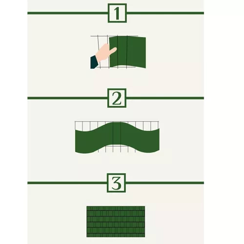 Trak za ograjo, 19 cm x 35 m, 630 g/m2, siv | Gardlov