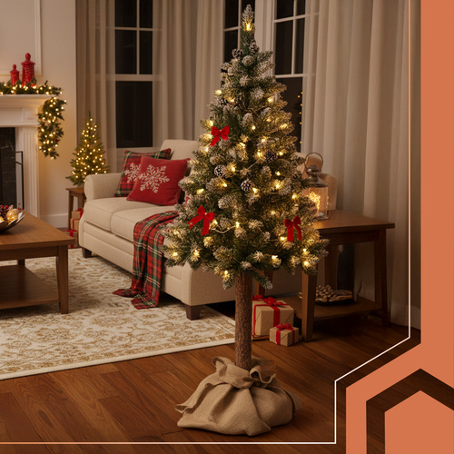 Umetno božično drevo s storži, 180 cm | Ruhhy