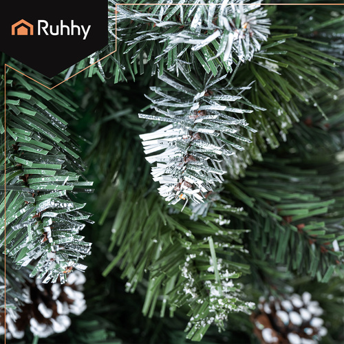 Umetno božično drevo s storži, 180 cm | Ruhhy