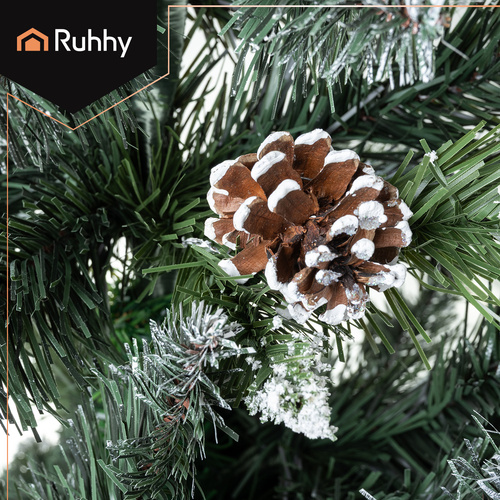 Umetno božično drevo s storži, 180 cm | Ruhhy