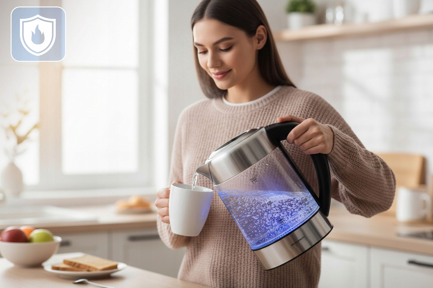 Instant grelnik vode BD-714, 1,7 l, 2200 W | Berdsen