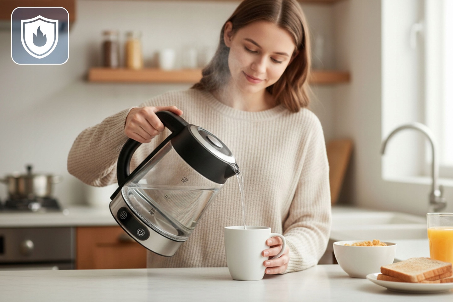 Instant grelnik vode BD-715, 1,8 l, 2200 W | Berdsen