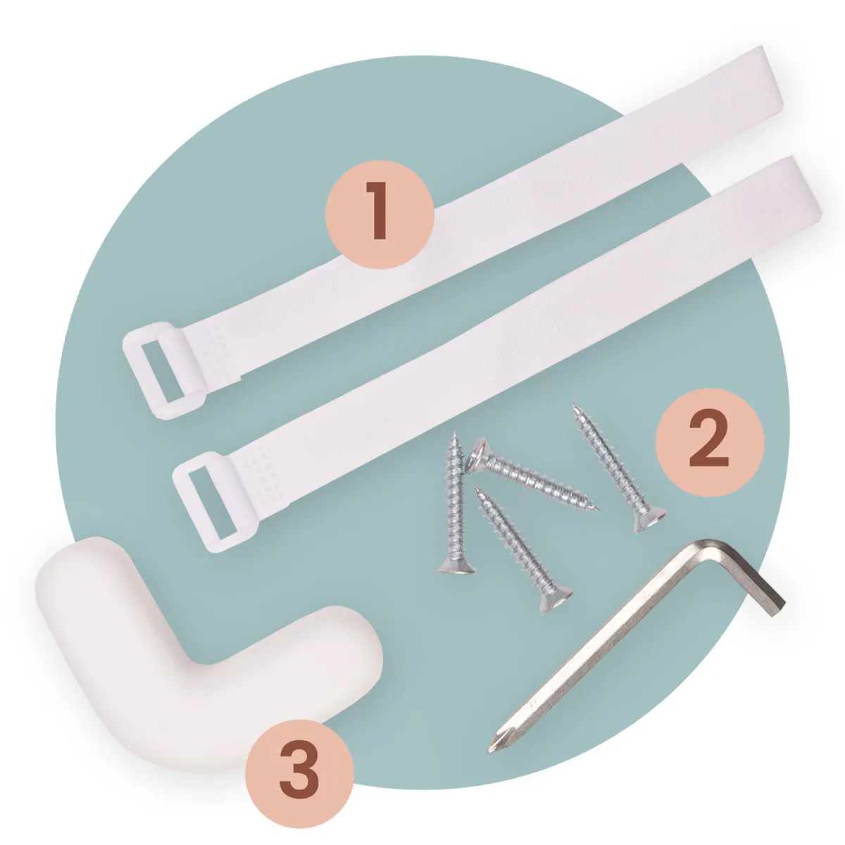 Varnostna zaščita za posteljo NK-227, 180 cm, siva | Nukido