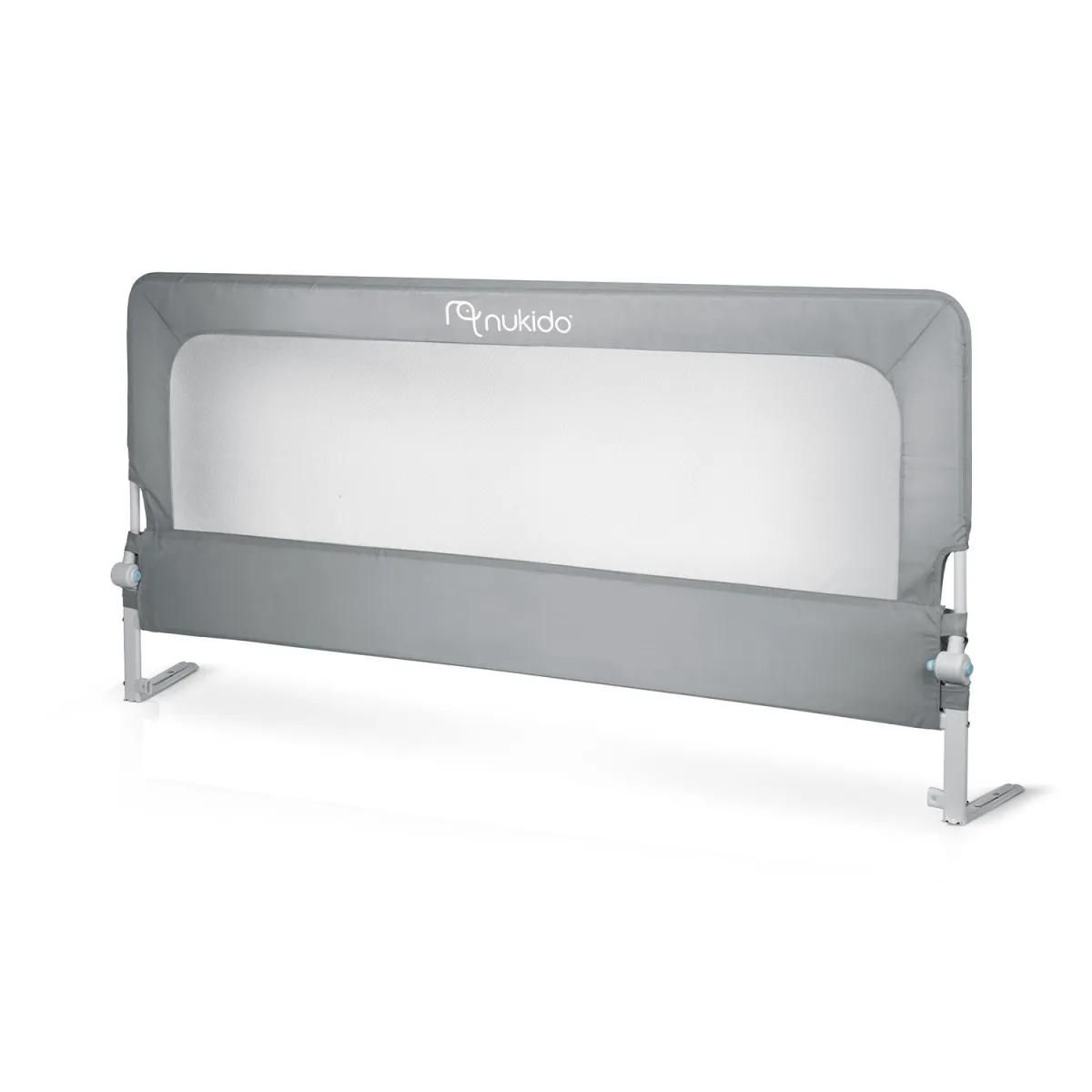 Varnostna zaščita za posteljo NK-228, 200 cm, siva | Nukido