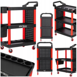 Vozič za delavnico, 3 police | KD1076