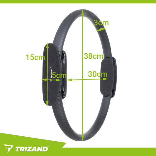 Fitnes obroč za vadbo, 38 cm | Trizand
