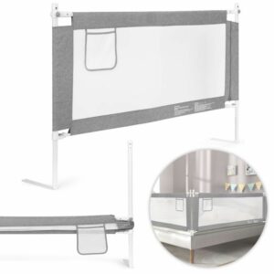 Varnostna zaščita za posteljo, 150 cm, siva | ECOTOYS