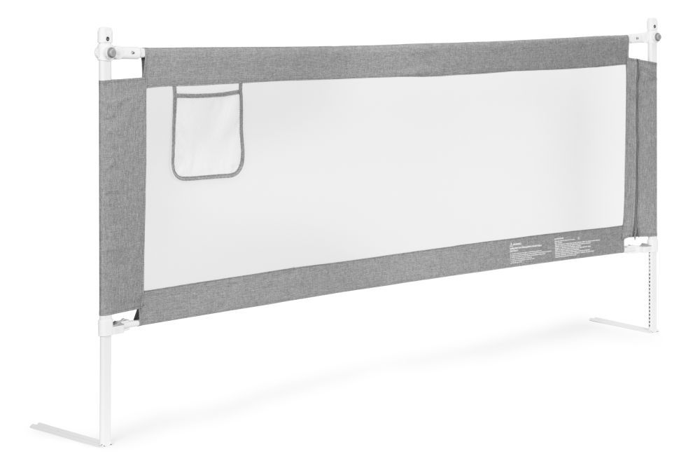 Varnostna zaščita za posteljo, 200 cm, siva | ECOTOYS
