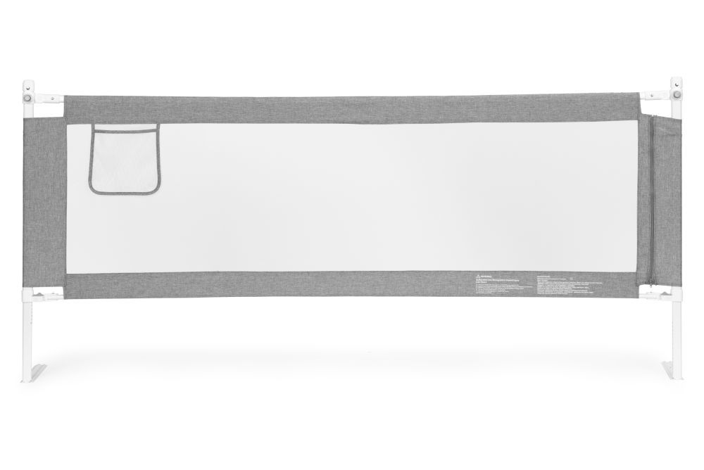 Varnostna zaščita za posteljo, 200 cm, siva | ECOTOYS
