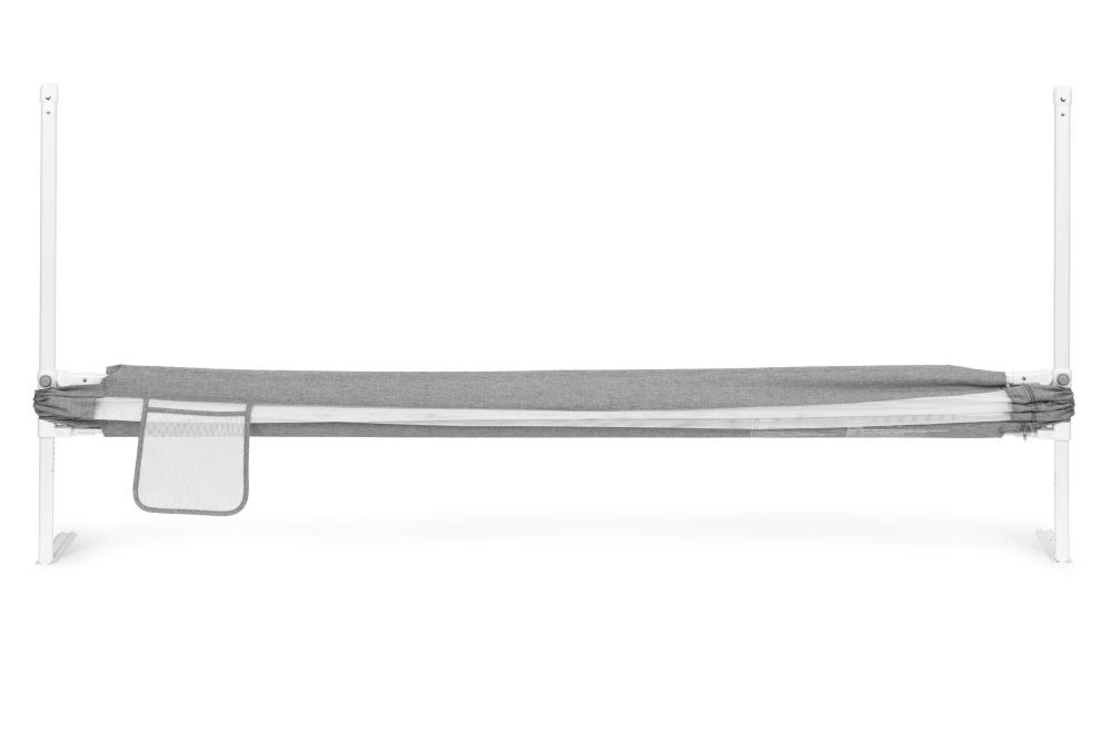 Varnostna zaščita za posteljo, 200 cm, siva | ECOTOYS