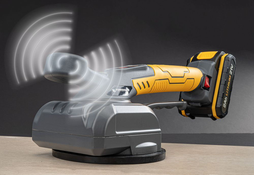 Vibracijski prisesek za ploščice in tlakovce, 21 V | PM-APWDP-80T