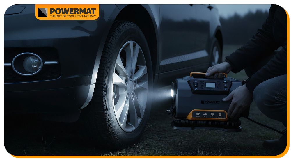 Avto kompresor, 1200W, 12V/230V | PM-KB-150T