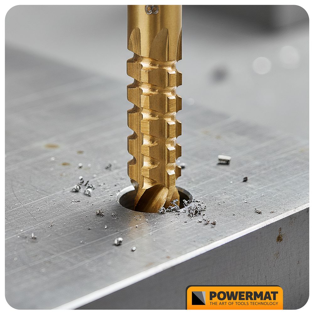 Stopničasti rezkalni svedri HSS, 6 kosov, 4-30 mm | PM-ZWSF-6T