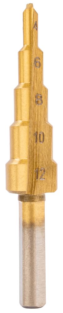 Stopničasti rezkalni svedri HSS, 6 kosov, 4-30 mm | PM-ZWSF-6T