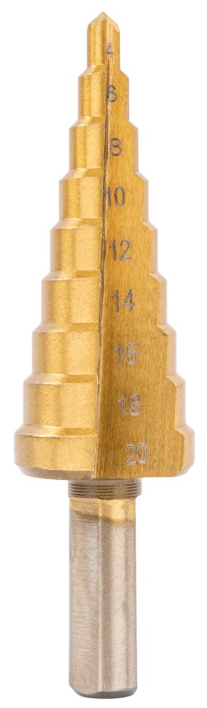 Stopničasti rezkalni svedri HSS, 6 kosov, 4-30 mm | PM-ZWSF-6T