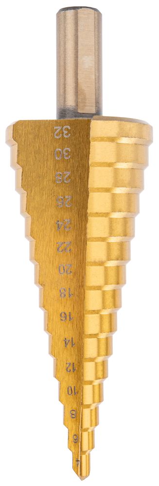 Stopničasti rezkalni svedri HSS, 6 kosov, 4-30 mm | PM-ZWSF-6T