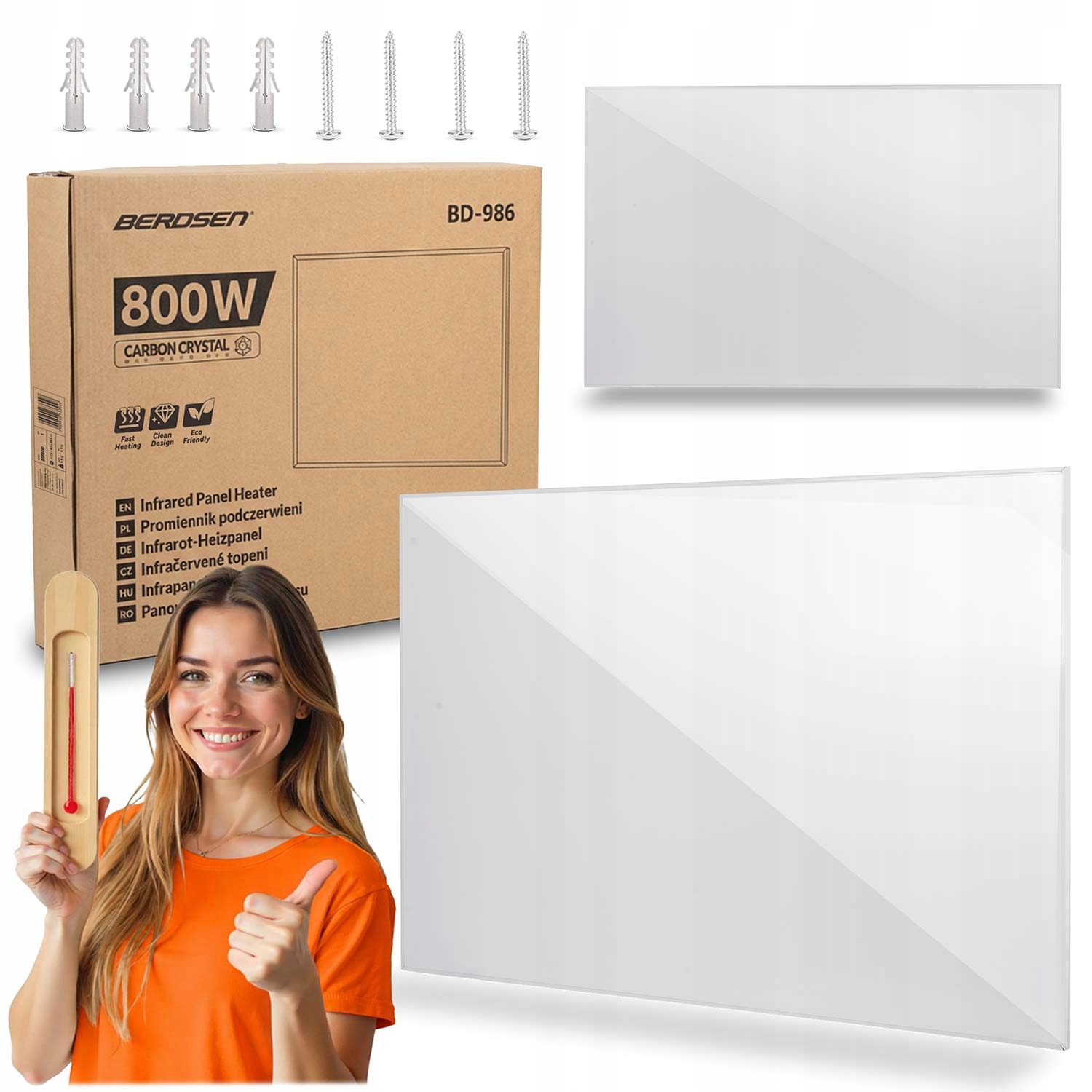 Infrardeči grelec BD-988, 960W | Berdsen