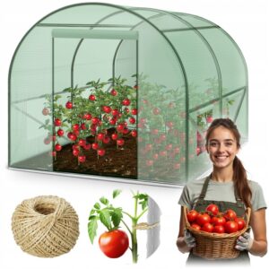 Vrtni rastlinjak 2x2m, zelen | 4m2