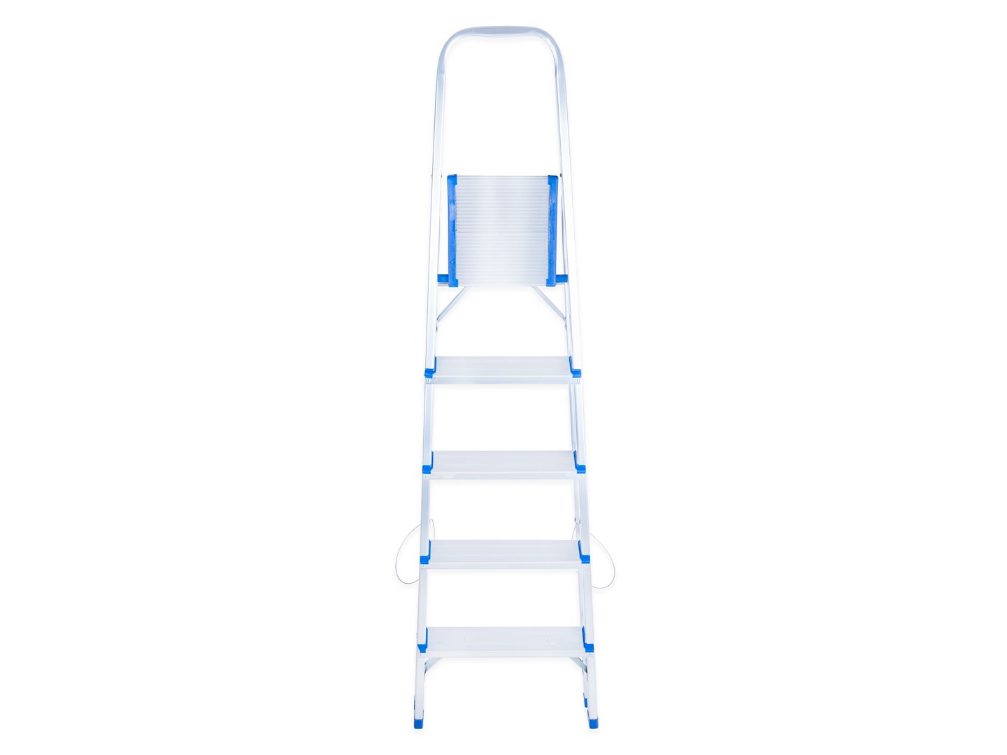 Aluminijasta lestev, 150 kg, 5-stopenjska, zložljiva | GEKO