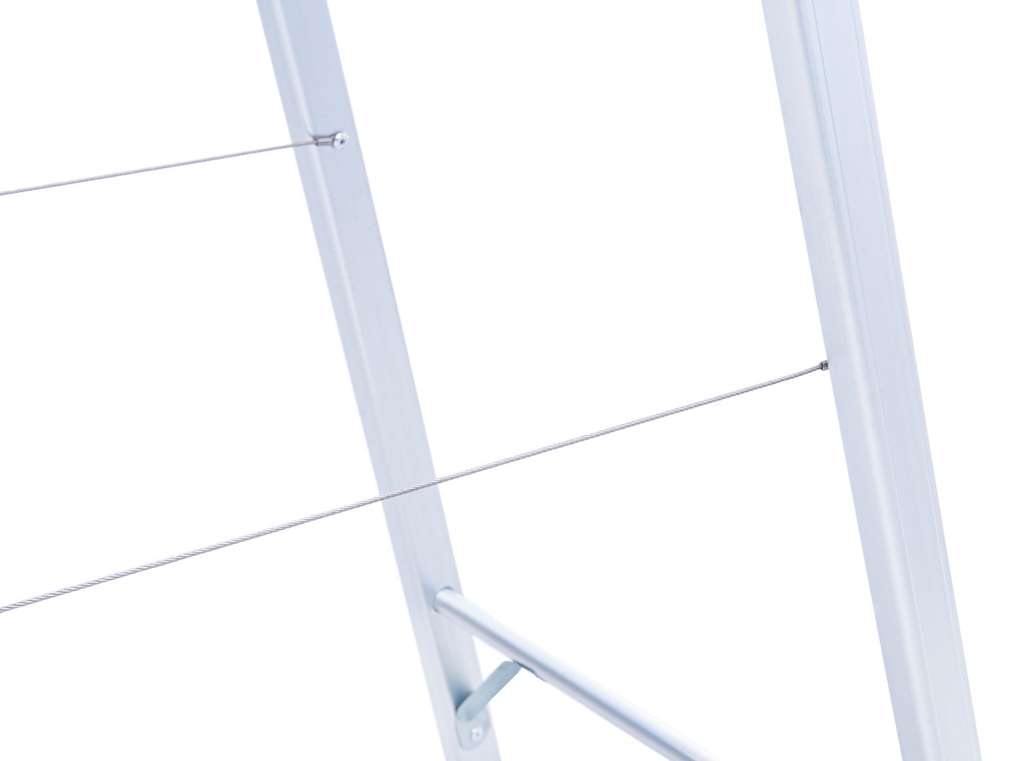 Aluminijasta lestev, 150 kg, 5-stopenjska, zložljiva | GEKO