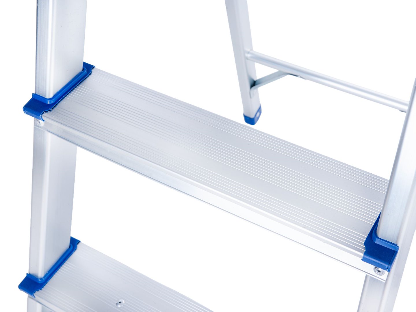 Aluminijasta lestev, 150 kg, 6-stopenjska, zložljiva | GEKO