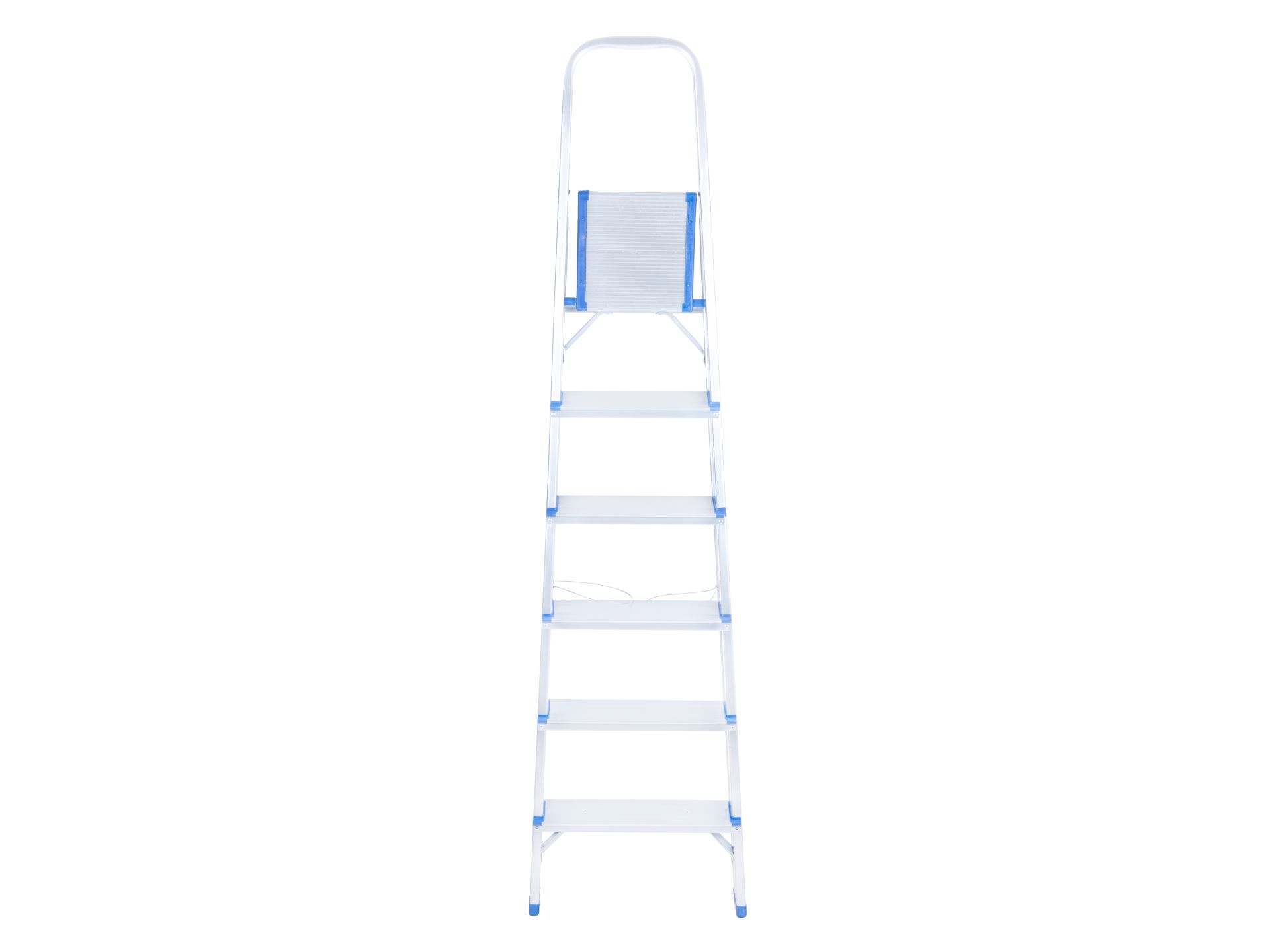 Aluminijasta lestev, 150 kg, 6-stopenjska, zložljiva | GEKO