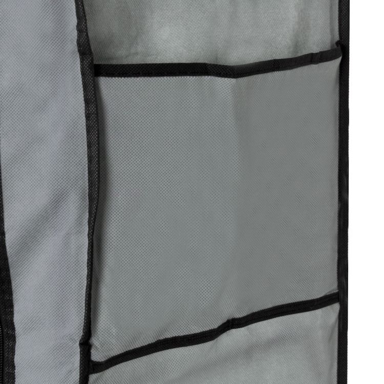 Tekstilna omara s policami, siva | ModernHome