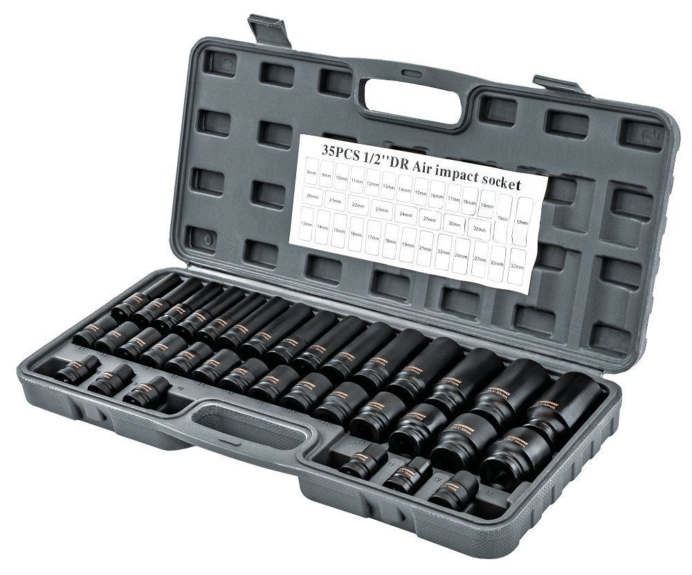 Komplet nastavkov, 35 kosov, 8-32 mm | PM-ZNU-832T - Image 3