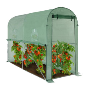 Vrtni rastlinjak 3x1m, zelen | 13m2