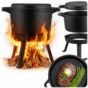 Litoželezni kotliček s ponevjo 2v1 BD-480, 8L | Berdsen