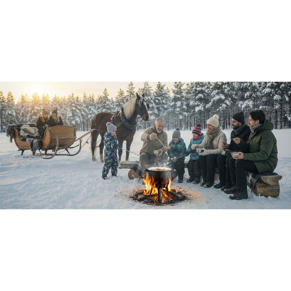 Litoželezni kotliček s ponevjo 2v1 BD-480, 8L, emajliran | Berdsen