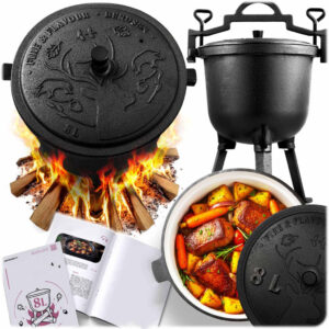 Emajliran kotliček iz litega železa BD-481, 8L | Berdsen