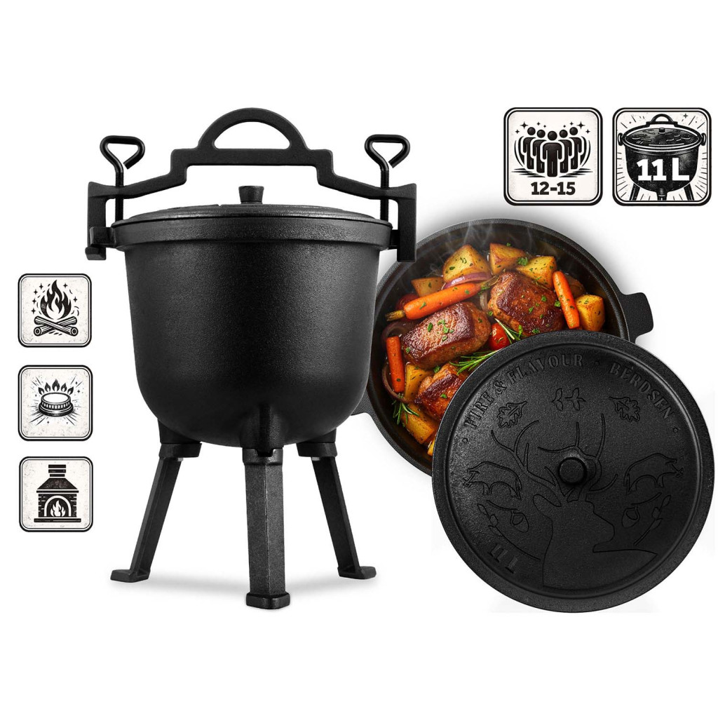 Litoželezni kotel, BD-482, 8L | Berdsen