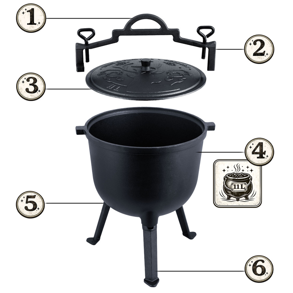 Litoželezni kotel, BD-482, 8L | Berdsen