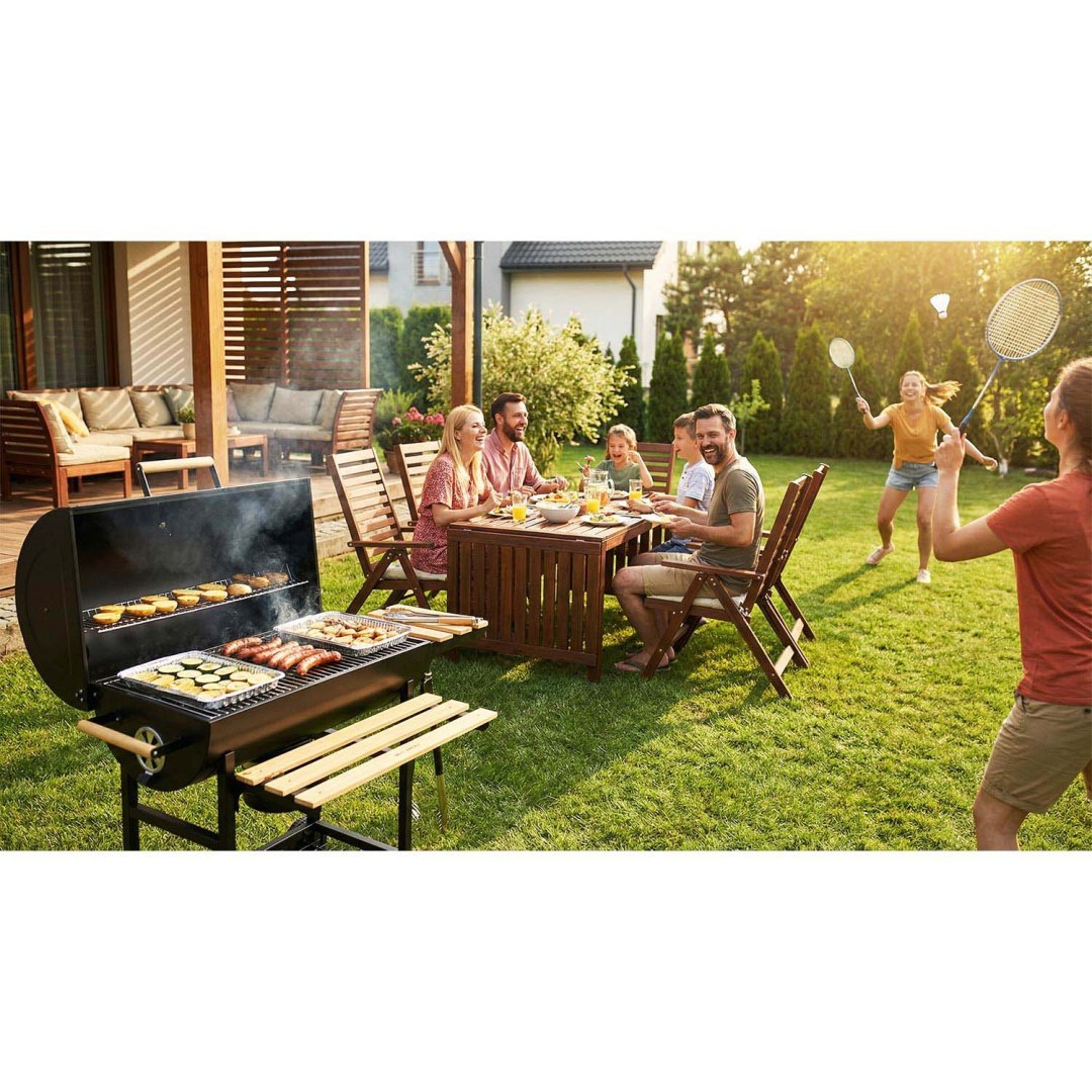 Vrtni žar na oglje BD-895, črn | Berdsen