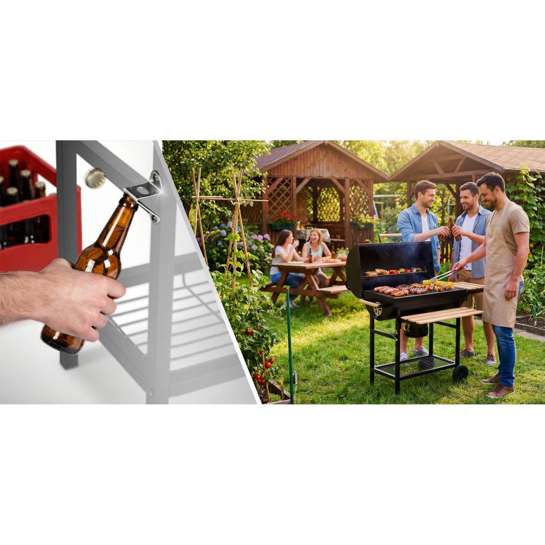 Vrtni žar na oglje BD-895, črn | Berdsen