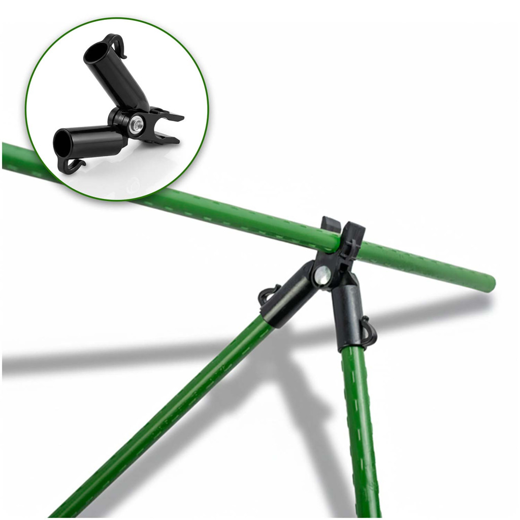 Spojnice za podporne palice PL-941, tip A, 4 kosi, 11 mm, črne | Plonos