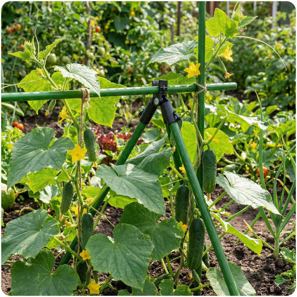 Spojnice za podporne palice PL-941, tip A, 4 kosi, 11 mm, črne | Plonos