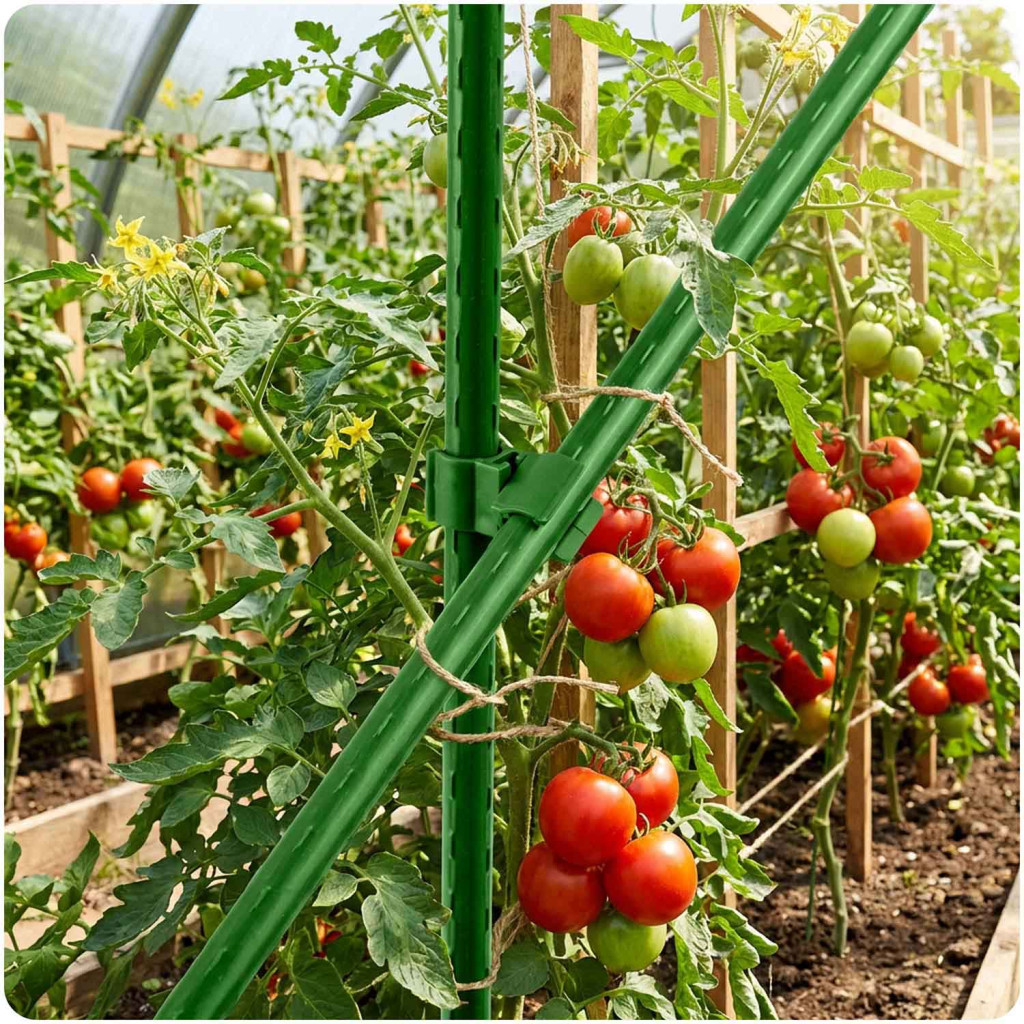 Spojnice za podporne palice PL-941, tip2, 10 kosov, 11 mm, zelene | Plonos